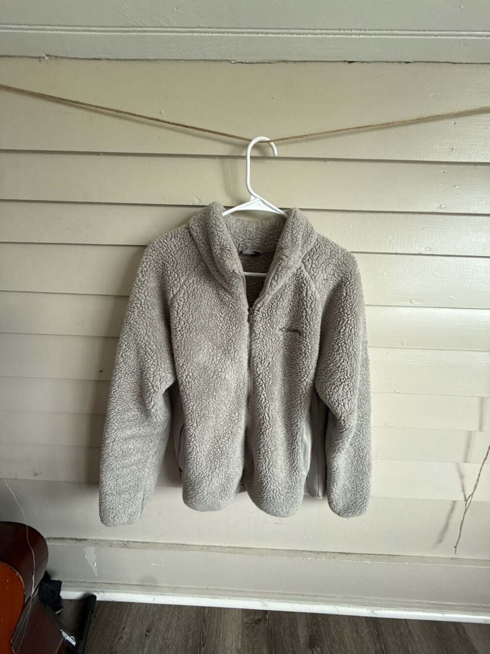 Columbia Full Zip Fleece Jacket Size XL Gray